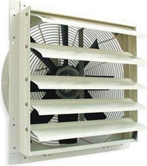 Exhaust Fan, 18 In, 115 V, 2790 CFM