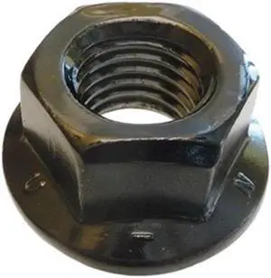 UNA-DRIVE NT9517PB Lock Nut, 5/8"-11, Steel, Grade 5, Waxed Zinc Plated, 50 PK