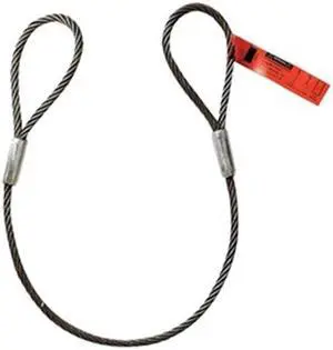 DAYTON 1DNF2 Sling,Wire Rope,4 ft.