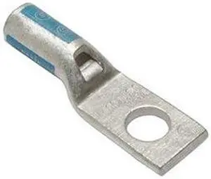 BURNDY YA6CL1BOX One-Hole Compression Lug, 6 AWG Max, #8, #10 Stud, Standard