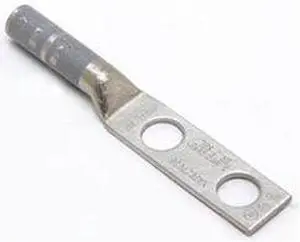 Long Barrel Tlcm CU Lug, 2 Hole, 2to3AWG