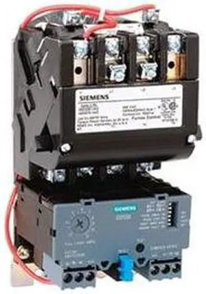 SIEMENS 14CUD32AF Nonreversing NEMA Magnetic Motor Starter, No Enclosure NEMA