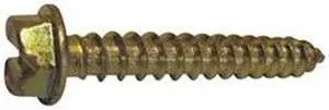ZORO SELECT 08200HS Masonry Screw w/Bit,#8x2 In,PK100