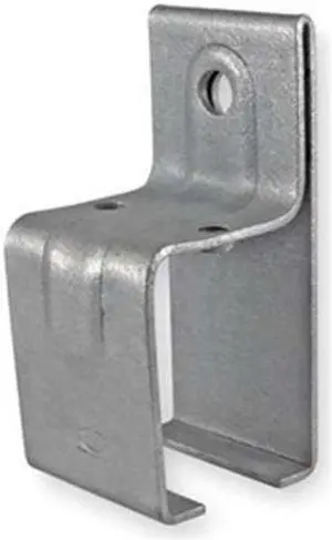 ZORO SELECT 1XMY5 Single Box Bracket, Steel, 4-9/16"L
