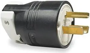 HUBBELL WIRING DEVICE-KELLEMS HBL9337C Straight Blade Plug, 10-30P, 30 A,