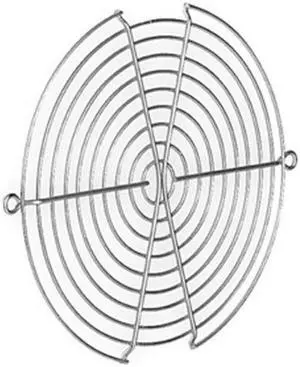 WIEGMANN WAGARD4 Compact Axial Fan Guard, -, Die Cast Aluminum, 4-5/7" W.