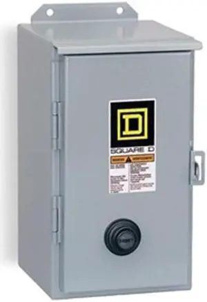 SQUARE D 8536SCA3V02S Nonreversing Magnetic Motor Starter, 12, 3R NEMA Rating,