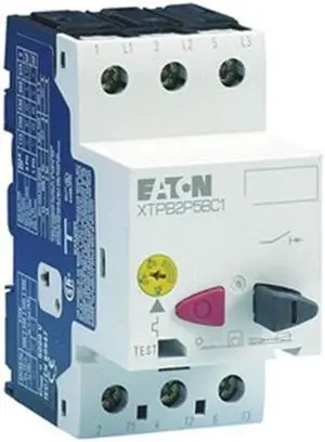 EATON XTPB001BC1 Manual Mtr Protector, 1A, PushBttn, Frame B
