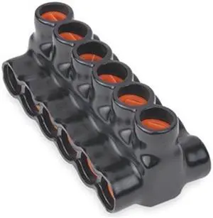 BLACKBURN AMTD350106 Insulated Multitap Connector,6.63 In. L
