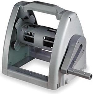LUMAPRO 6YF66 Cord Storage Reel, Hand Operated, No Configuration, 14 AWG, Gray