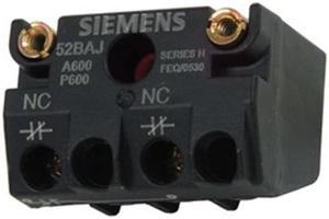 Contact Block, Touch Safe, 1 NC, Non Ill