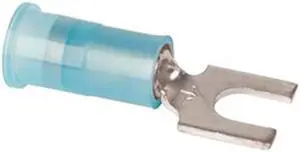 3M MNG14-6FBX Fork Terminal, #6 Stud Size, 14 AWG, 600 V, Nylon Insulated,