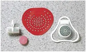 Deodorizing Urinal Screen, Grn Apple, PK12