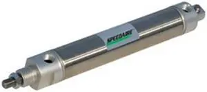 SPEEDAIRE NCDMC044-0300 Round Body Cylinder, 7/16 in Bore, 3 in Stroke, Round