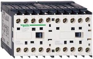 SCHNEIDER ELECTRIC LC2K0601F7 Miniature IEC Magnetic Contactor, 3 Poles, 120 V