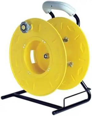 LUMAPRO 11A562 Cord Storage Reel, Hand Operated, No Configuration, 16 AWG,