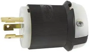 HUBBELL WIRING DEVICE-KELLEMS HBL2351 Locking Plug, L9-20P, 20 A, 600V AC,