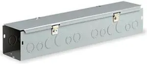 WIEGMANN HS661 Straight Section Wireway, 1 Rating, Steel, Powder Coated