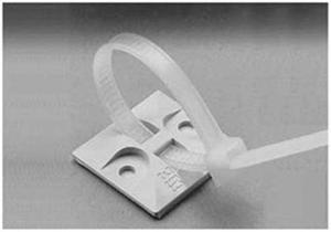 3M CTB1X1BGA-C Cable Tie Base, ABS, Beige, 1 in L