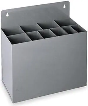 DURHAM MFG 381-95 Keystock Rack,D 6 1/4,W 12 1/4,H 12,Gray