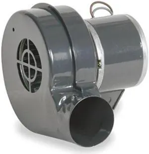 DAYTON 1TDN6 Round OEM Blower, 3105 RPM, 1 Phase, Direct Drive, Steel 1 Speed