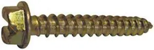 ZORO SELECT 08112HS Masonry Screw w/Bit,#8x1 1/2 In,PK100