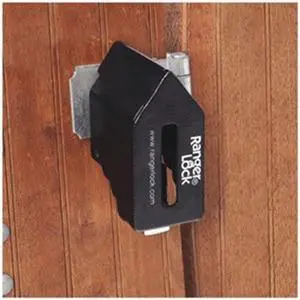 Elongated Lockguard with 2 inch padlock