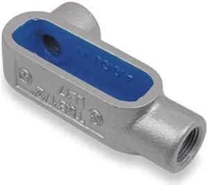ABB LL57 Conduit Outlet Body,Iron,LL,1-1/2 In.