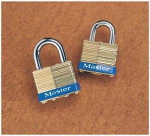 MASTER LOCK 4KA-3202 Keyed Padlock,Alike,1-9/16"W