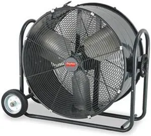 DAYTON 1YNW3 Mobile Air Circulator 24" Non-Oscillating , 115VAC , 3600/5800 CFM