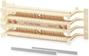 HUBBELL PREMISE WIRING 110BLK100FTK5 Wiring Block,110/100-pair w/5pair blocks