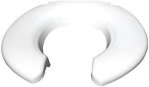 BIG JOHN 4W Toilet Seat, Without Cover, ABS plastic, Round or Elongated, White