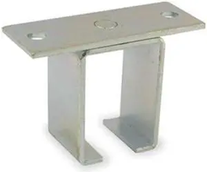 ZORO SELECT 4PE66 Bracket,Track,Box, 1-3/4"L x 4-1/2"W