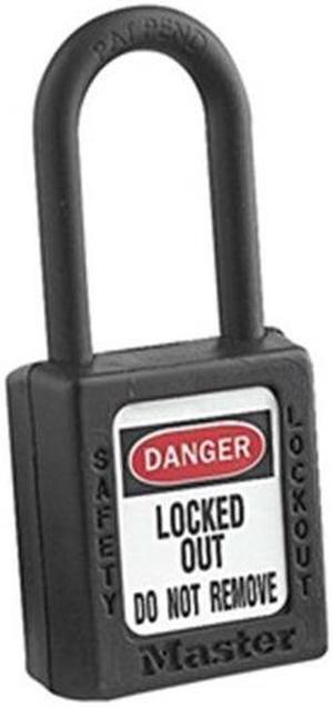 MASTER LOCK 406KABLU 4XX0004 Lockout Padlock,KA,Blue,1-3/4"H
