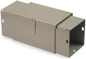 WIEGMANN AF0404 Wireway Telescope Fitting, 1 Type, NEMA 1 Rating, Steel, Powder