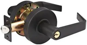 MASTER LOCK SLCHKE10B Lever Lockset,Mechanical,SLC Angled