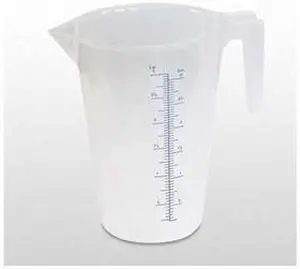 FUNNEL KING 94150 Measuring Container,Fixed Spout,3 Quart