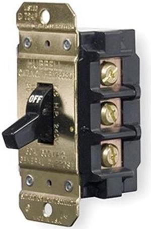 HUBBELL WIRING DEVICE-KELLEMS HBL7842D Manual Motor Switch,40A,600VAC,2P