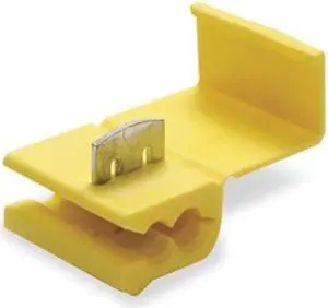 Connector, Yellow, 2Port, 12/12-10Str, PK100
