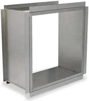 DAYTON 3FKF3 Wall Collar,Galv Steel,For Fan Dia 20 In