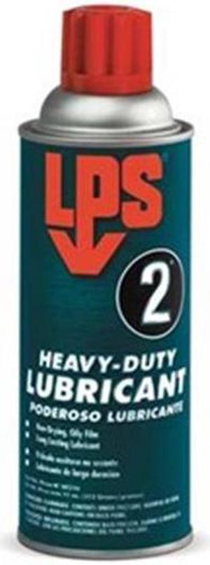LPS 00216 Heavy-Duty Lubricant, No Food Contact, 11 oz Aerosol Can, Brown