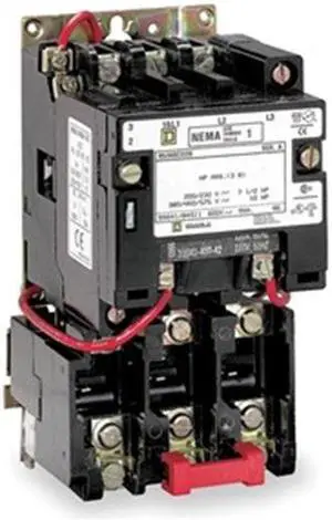 SQUARE D 8536SCO1V02 Magnetic Motor Starter, Non-Reversing, No Auxiliary