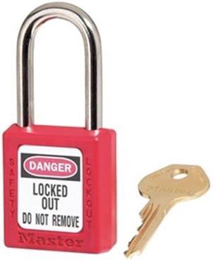 MASTER LOCK 410KAW400RED-3XX1331 Lockout Padlock,KA,Red,1-3/4"H