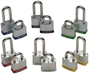 Lockout Padlock, Keyed Alike, Red, 9/32 In. Dia.