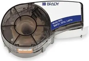 BRADY M21-750-430 Label Tape Cartridge, Black/Clear, Labels/Roll: Continuous