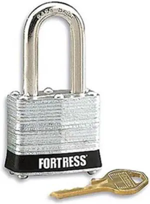 ZORO SELECT 1803LHBLK Lockout Padlock, Keyed Different, Steel, Black, 2 in