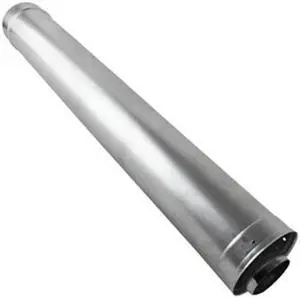 METAL FAB RTG20151GC Waterheater Vent Pipe,24In L,3In Dia.