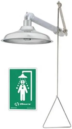 Emergency Shower, Horiz/Vert, 20 gpm