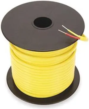 TEMPCO TCWR-1020 Thermocouple Ext Wire,KX,20AWG,Str,100Ft