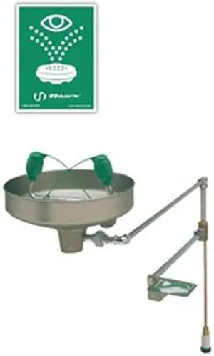 HAWS 7433FP Eyewash,Freeze Resistant,Wall,SS